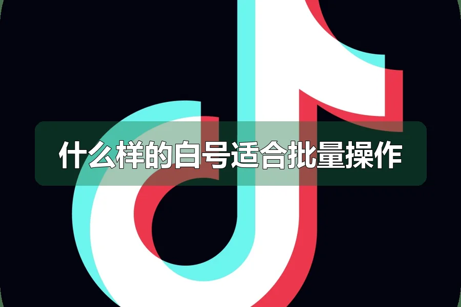 什么样的白号适合批量操作